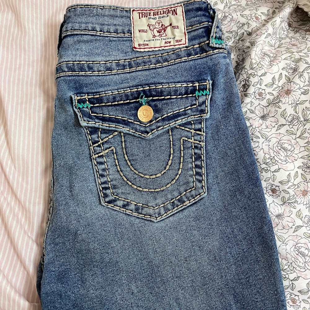 True Religion Women's Denim Jeans with Stitch Detail
